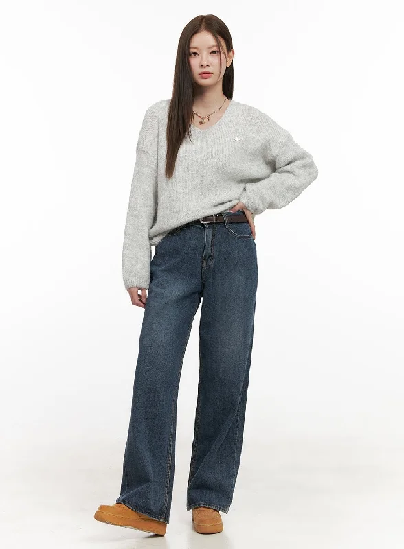 Nara Wide-Leg Jeans OD412 Sophisticated Women's Tailored