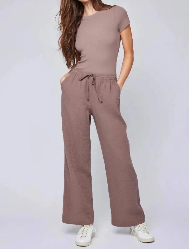 Alta Pant In Driftwood Classic Women's Pin - striped