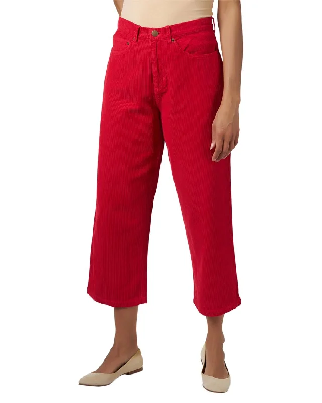 Frances Valentine Corduroy Wide Leg Pan Laid - back Women's Style