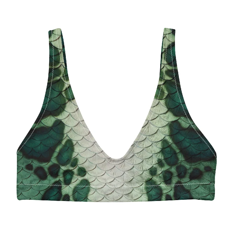 Ailea Recycled Padded Bikini Top Edgy Women's Punk