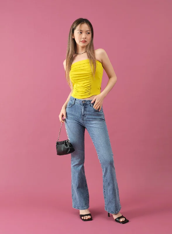 Boot-Cut Denim Pants CY12 Women