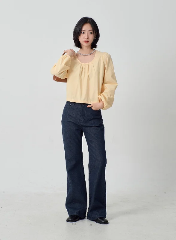 Dark Wash Bootcut Jeans OJ326 Earthy Women's 