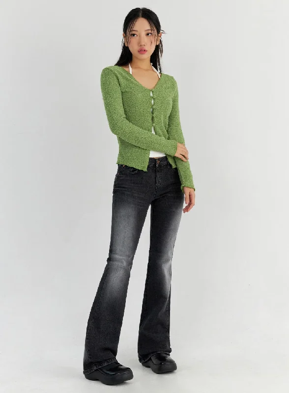 Bootcut Washed Jeans CO325 Compression
