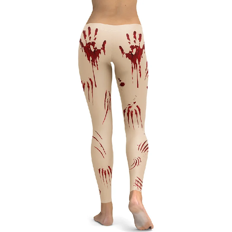 Bloody Halloween Leggings Dynamic Women's Moto