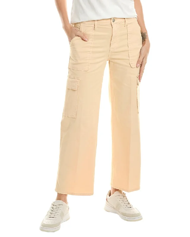HUDSON Jeans Rosalie Bleached Sand High-Rise Wide Leg Jean Luxurious Women's High -  end