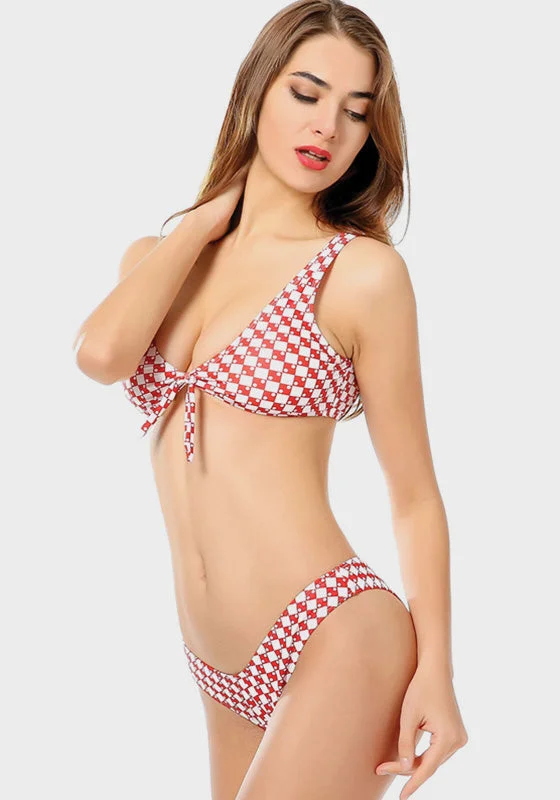 Conor Bow-Knot High Cut Bikini Confident Women's High - fashion