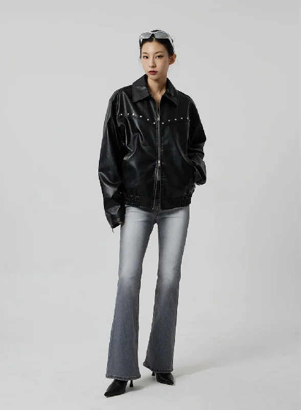 Slim Fit Bootcut Jeans CF307 Bold Women's Statement