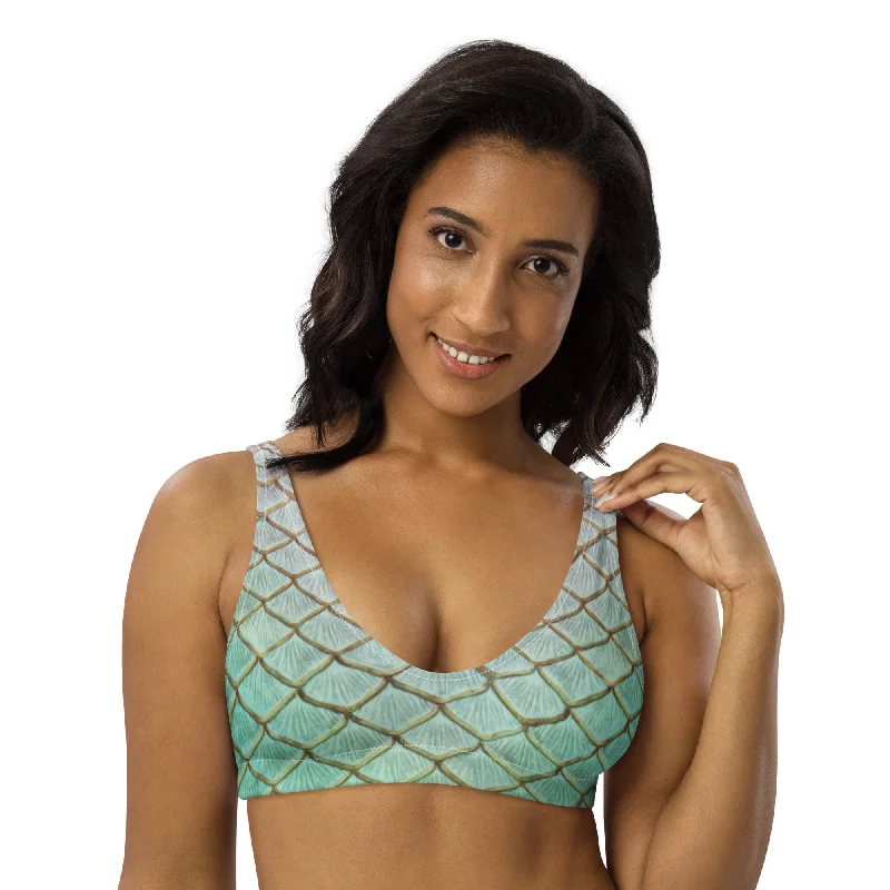 Birth of Venus Recycled Padded Bikini Top Laid - back Women's Style
