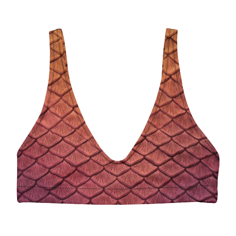 Harvest Moon Recycled Padded Bikini Top Earthy Women's 