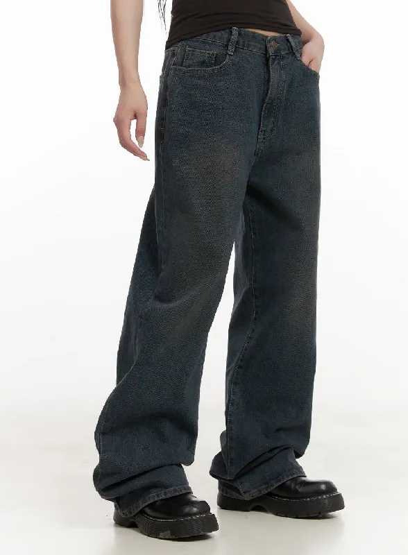 Luna Denim Wide-Leg Jeans CD406 Classic Women's Tweed