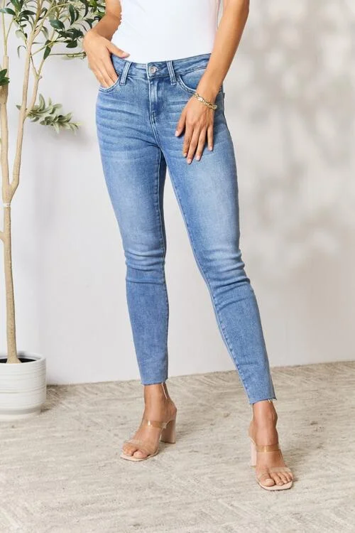 Raw Hem Skinny Jeans Australian Beach