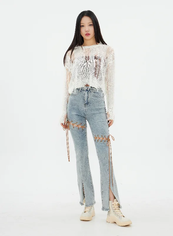 Bootcut Jeans K2302 Cool Women's Skate
