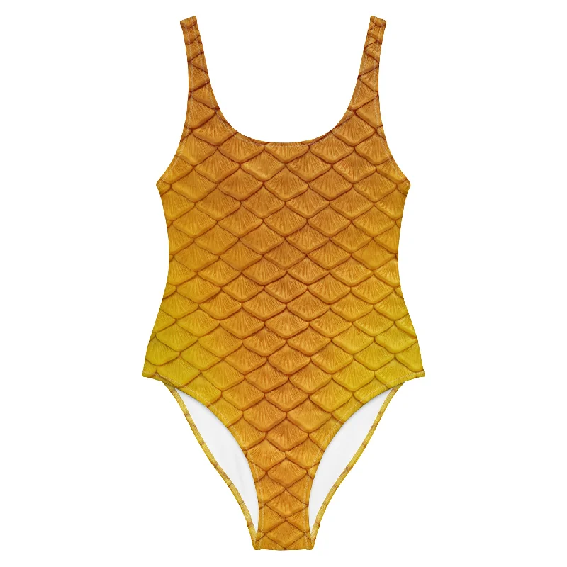 Golden Hour One-Piece Swimsuit Elegant Women's Formal 