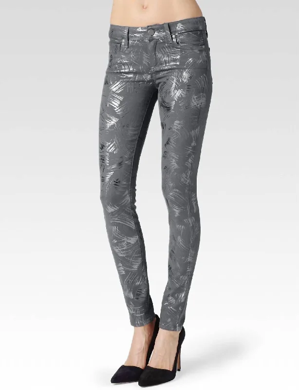 Surrealism Verdugo Ultra Skinny Mid Rise Jeans In Gray Refined Women's 