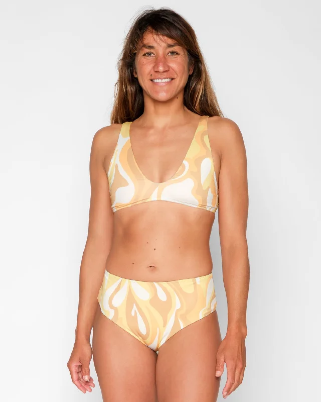 Brasilia Reversible Bikini Top - Solaris Dynamic Women's High - energy