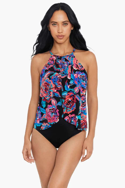 Sonic Blooms Aubrey One Piece Swimsuit Geometric