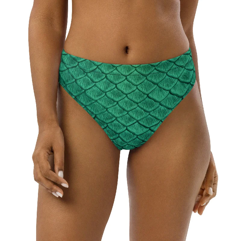 Secret of Skye Recycled High-Waisted Bikini Bottom Hip Women's Retro