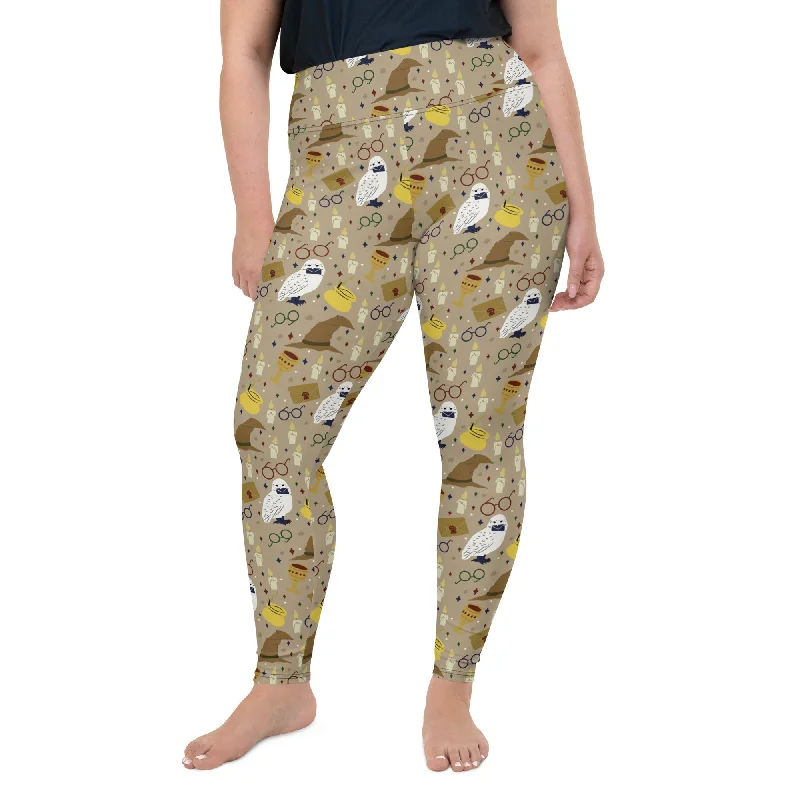 Horcrux Print Plus Size Leggings Vacation