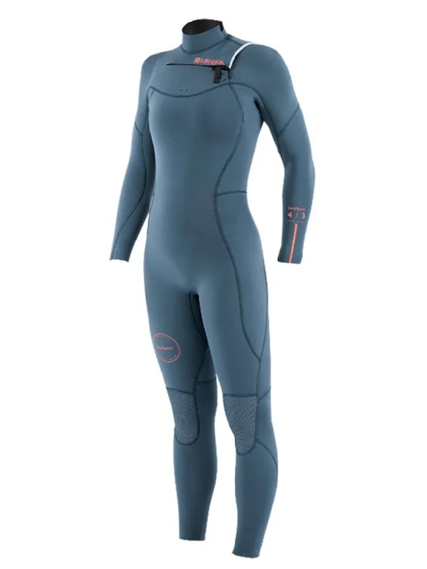 Women's Seafarer 4/3mm Chest Zip Fullsuit - 2023 Bold Women's Statement