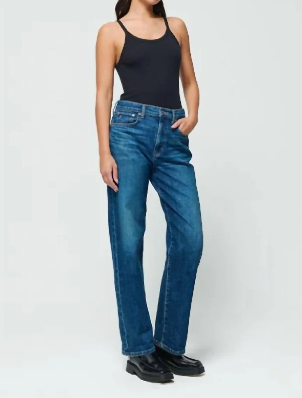 Tyler Straight Leg Jeans In Chrome Diopside Stylish Women's Tropical 