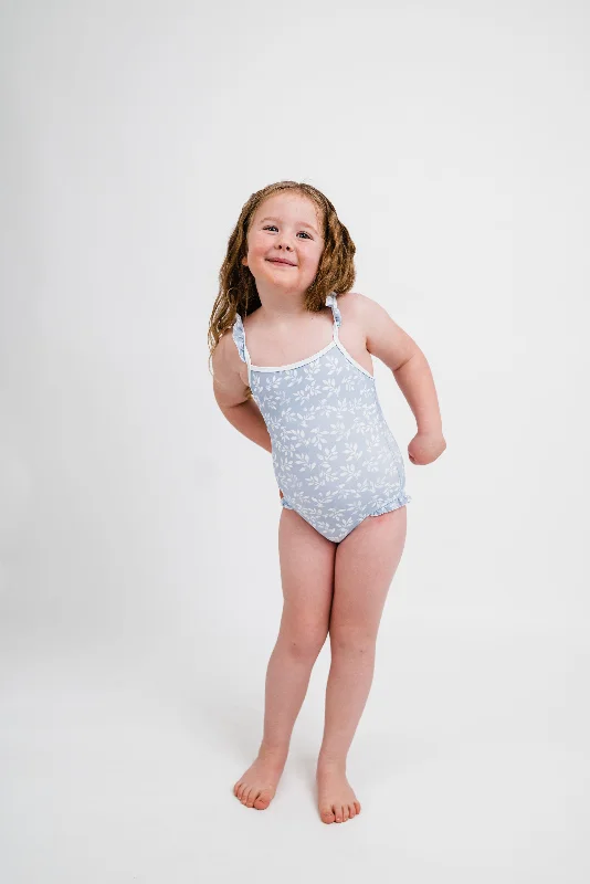 The Mini Daydreamer | Powder Blue Leaf Relaxed Women's 