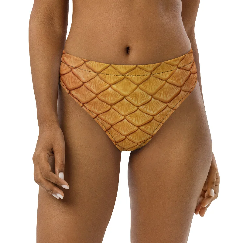 The Madison Recycled High-Waisted Bikini Bottom Disco