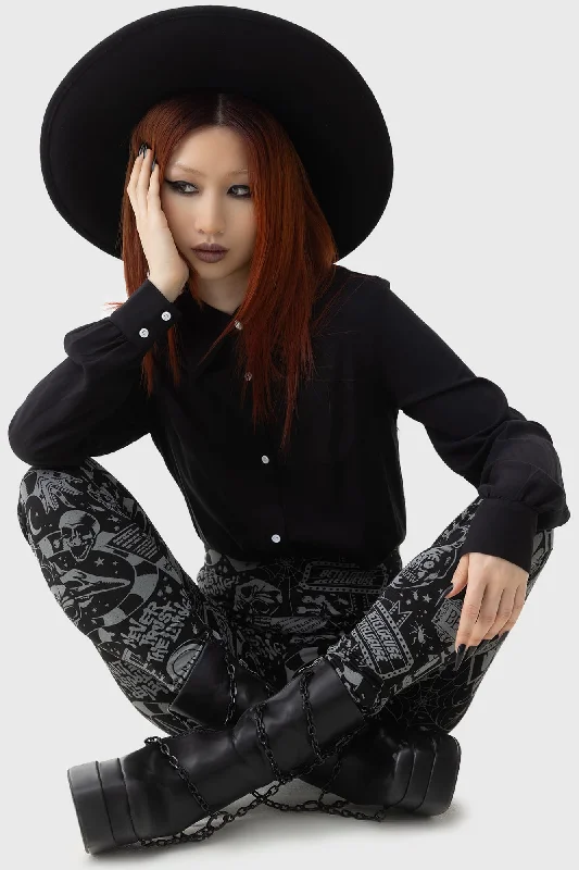 Never Trust The Living Leggings Country