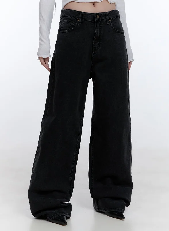 Josephine Wide-Leg Jeans CD419 Preppy Women's College
