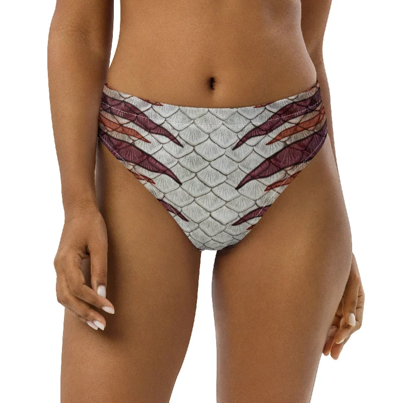 The Lionfish Recycled High-Waisted Bikini Bottom Edgy Women's Punk