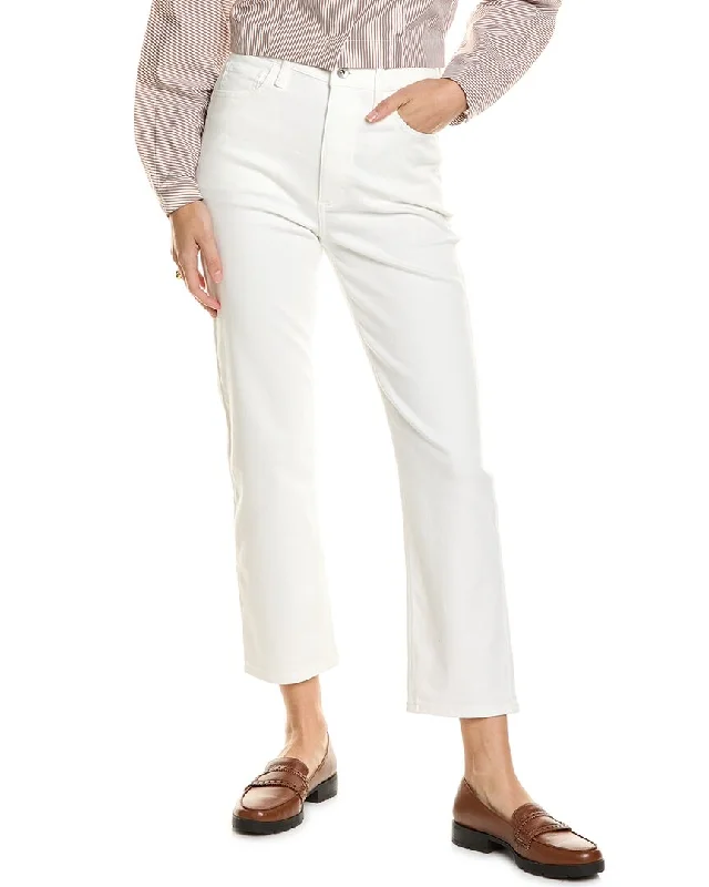rag & bone Fern High-Rise White Slim Jean Monochromatic All - in - one