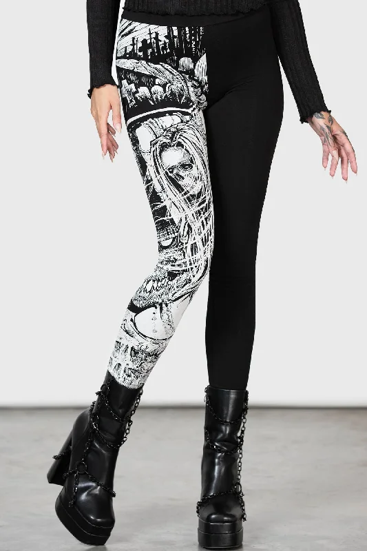 Horned God Leggings Minimalist Women's Casual