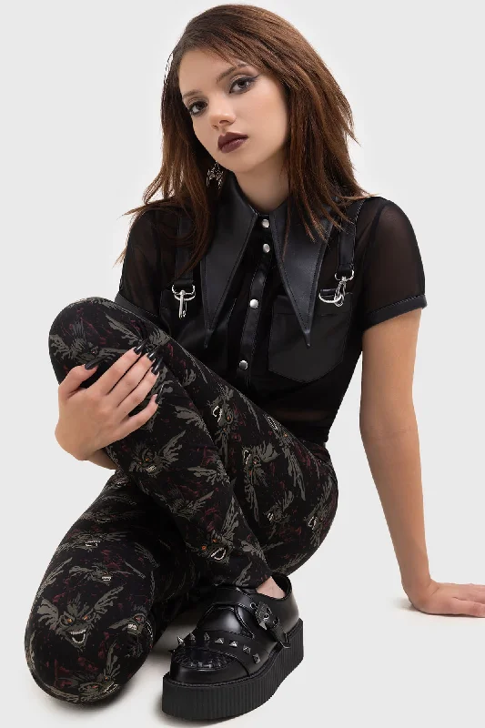 Gremlins After Midnight Leggings Cool Women's Skate