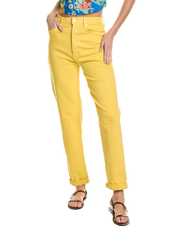 MOTHER The Tune Up Bona Fide Hover Primrose Yellow Jean Earthy Women's Hemp - based