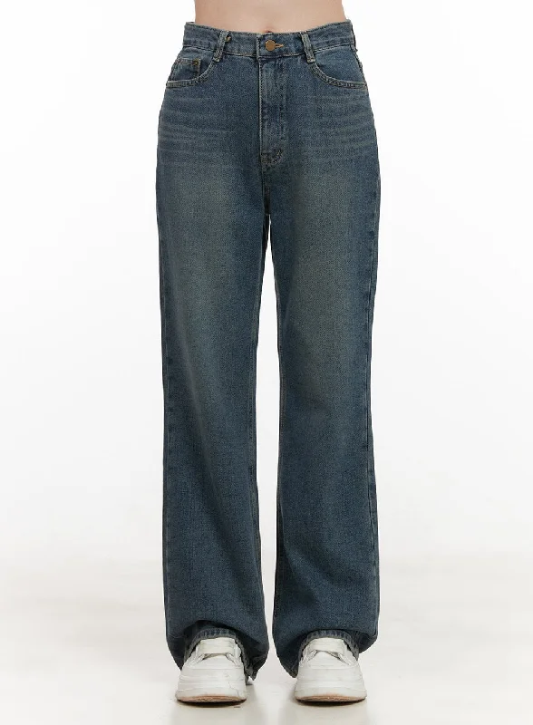 Cameron Washed Bootcut Jeans OD412 Trendy Women's 