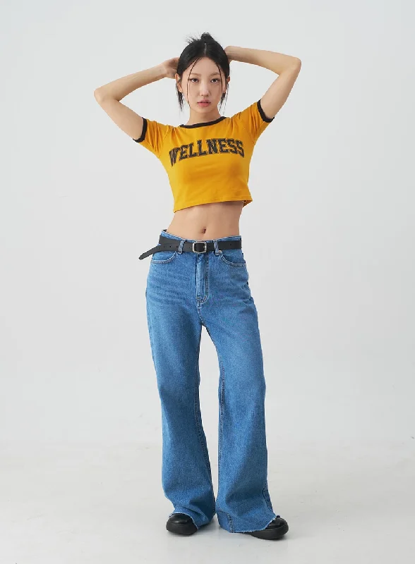 Extra Long Boot-cut Denim Pants CJ03 Modern Women's 