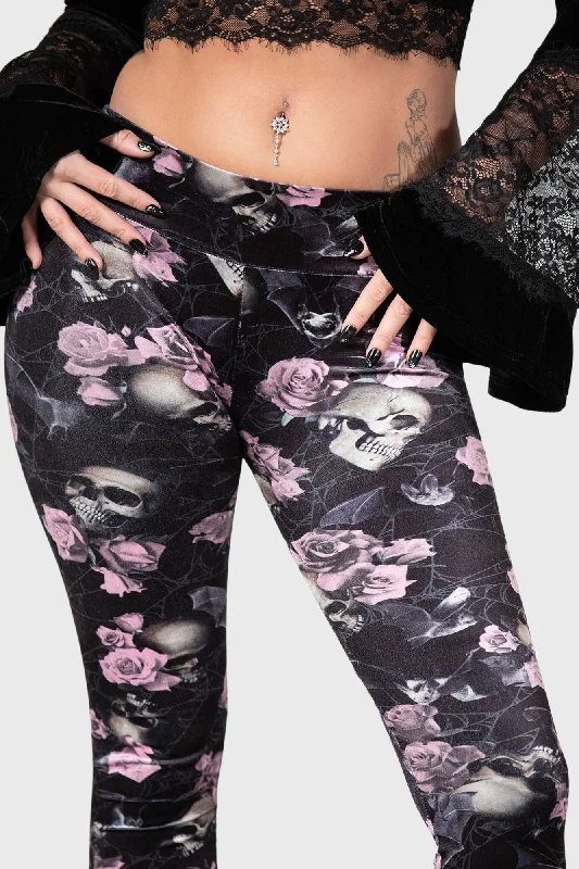 Hematite Leggings [BLACK/PINK] Geometric