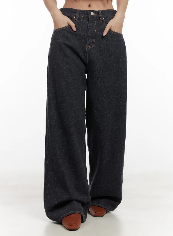 Karina Wide Fit Chic Denim Jeans CD413 Practical Women's Quick - dry