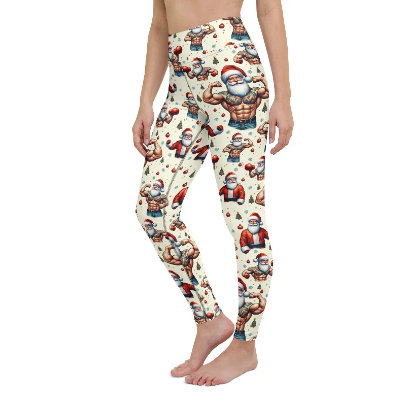 Fit Santa Yoga Leggings Youthful Women's Anime - inspired