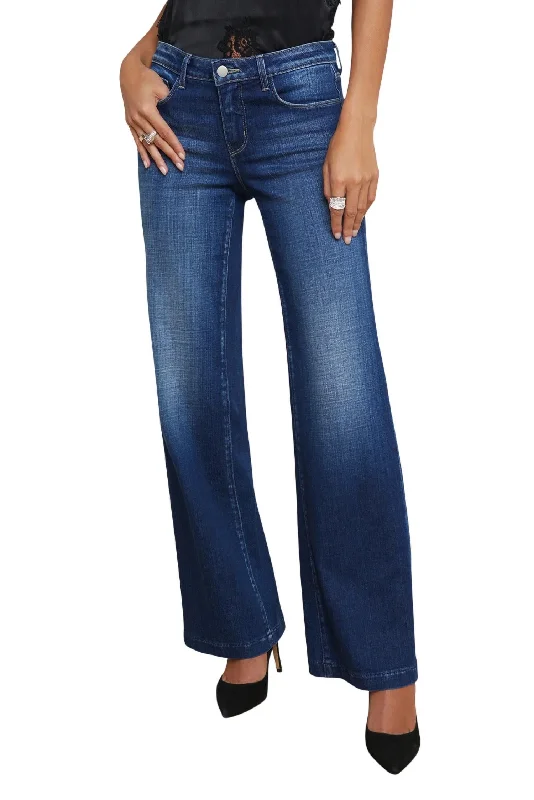 Joanne Low Rise Wide Leg Jean In Haven Sustainable Organic