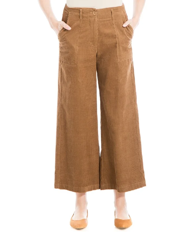 Max Studio Crop Wide Leg Corduroy Pant Artistic Women's Avant - 