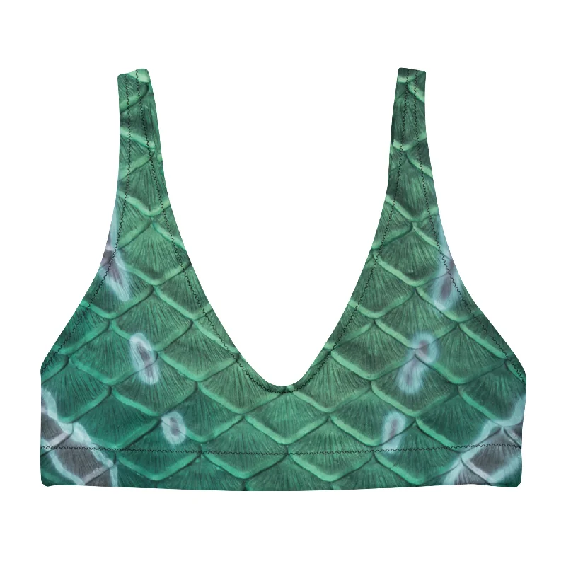 The Dark Sea Recycled Padded Bikini Top Modern Women's 