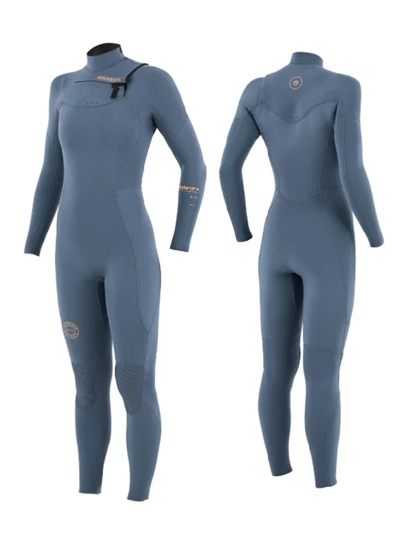 Women's Seafarer + Steamer Front Zip 4/3mm Fullsuit - 2024 Artistic Women's Hand - painted