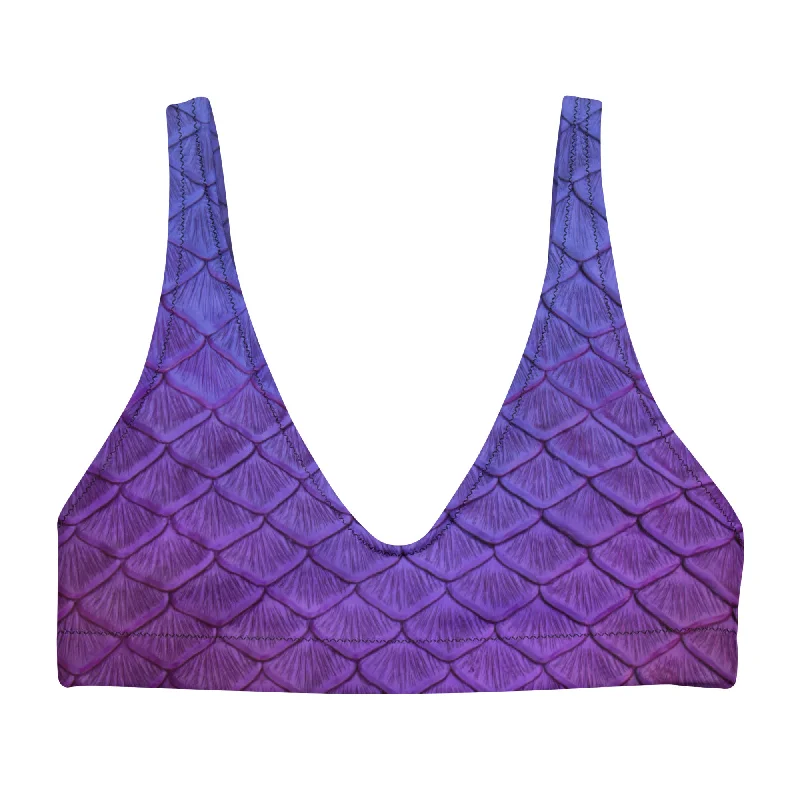 Midsummer Night's Dream Recycled Padded Bikini Top Dynamic Women's Moto
