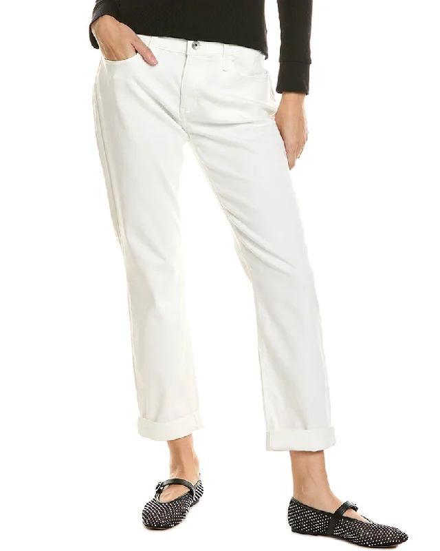 rag & bone Dylan Low-Rise White Slim Boyfriend Jean Vintage Women's 1970S 