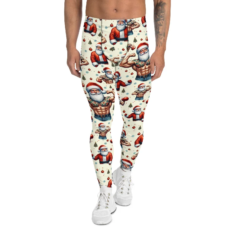 Fit Santa Men's Leggings Sleek Women's Metallic