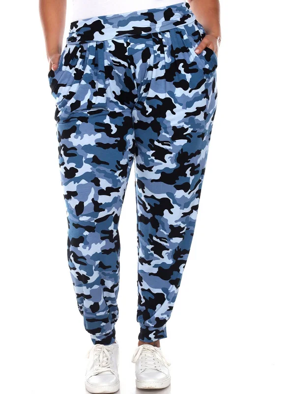 Plus Womens High Rise Stretch Jogger Pants Laid - back Women's Vibe