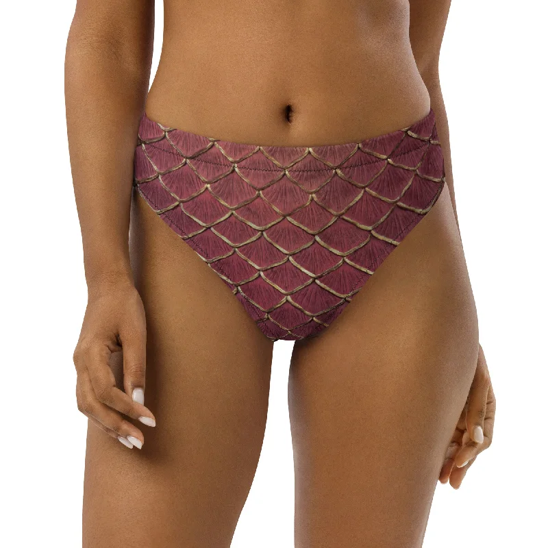 Sanderson's Spell Recycled High-Waisted Bikini Bottom Elegant Women's Formal 