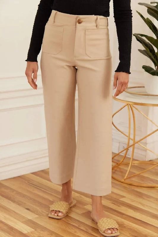 Super Stretch Knit Pant In Taupe Stylish Women's Tropical 