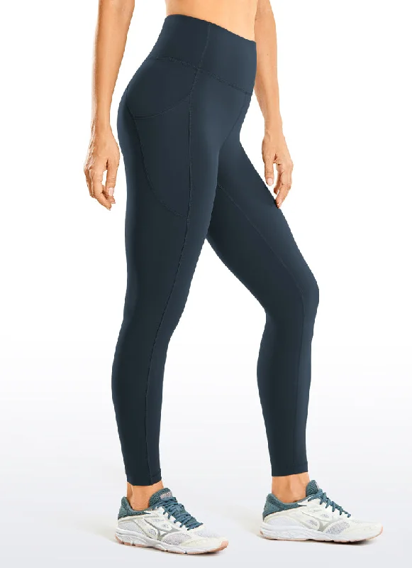 Brushed Nakedfeel Pockets Leggings 25'' Laid - back Women's Style