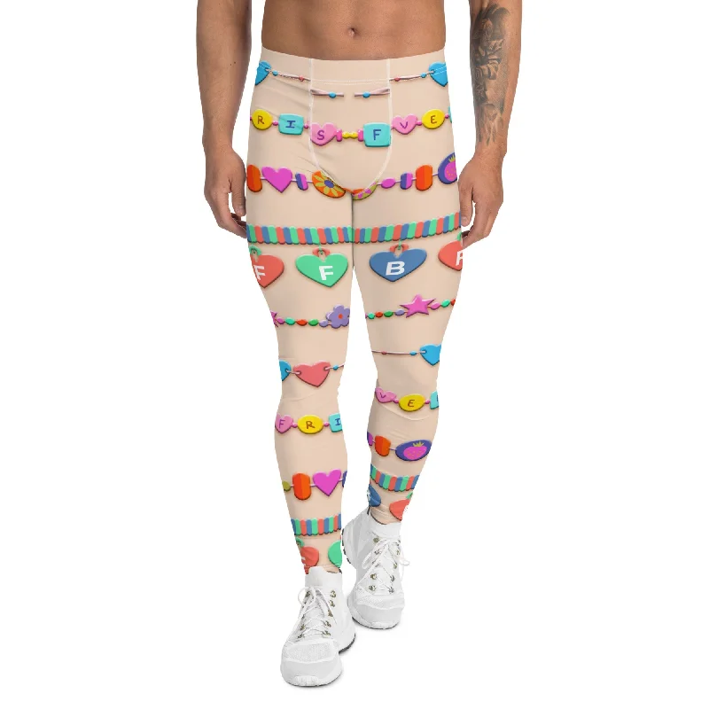 Friendship Bracelet Men's Leggings Minimalist Women's Casual